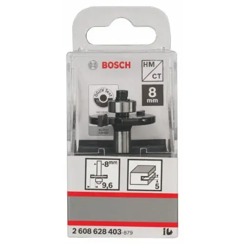 Bosch Fresa Standard 8x8x20mm para Madeira