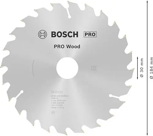 Bosch Op Wo H 184×30-24 Disco Circular Multimaterial Prateado