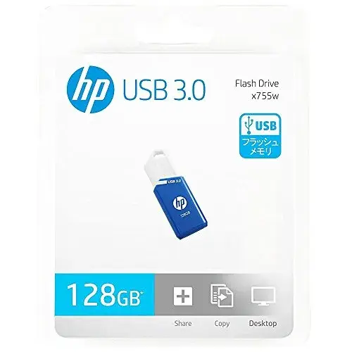 HP 128GB X755W USB 3.1 Azul/Branco