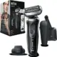 Braun Series 7 71-N7200cc Máquina de barbear 50 min resistente à água