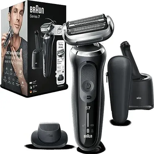 Braun Series 7 71-N7200cc Máquina de barbear 50 min resistente à água