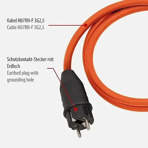 Brennenstuhl A1943302751132910025 1,5m Adaptador CEE para Camping