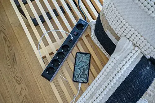 Brennenstuhl Extensão de 1,5m 5 Tomadas USB e Power Delivery