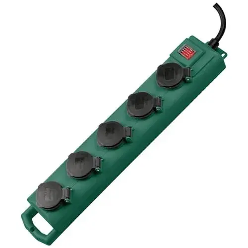 Brennenstuhl Super-Solid SL 554 Extensão de Tomadas Exterior 45°