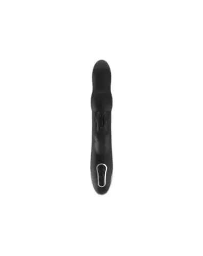 Brilly Glam Moebius Rabbit Vibrator & Rotator Flexível Vibrador Preto