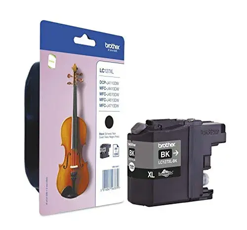 Brother LC-127XLBK Cartucho de tinta preta XXL 1200 páginas