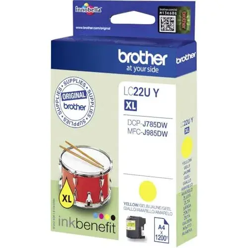 Brother LC1220BK Tinta preta alta capacidade