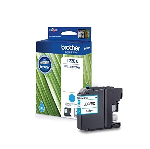 Brother LC22EC Cartucho de Tinta Ciano 1200 páginas