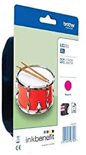 Brother LC22UM XL Tinta magenta 1200 páginas