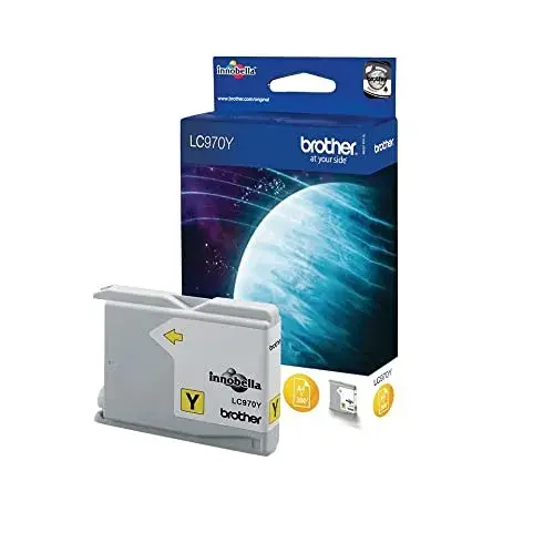 Brother LC970Y Tinteiro Amarelo 300 páginas