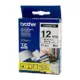 Brother TZE231 Fita laminada 8m Preto sobre branco