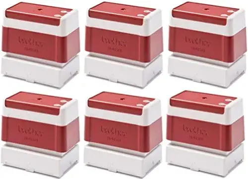 Brother PR-3458R6P Selos Vermelha 6 selos 34×58 mm