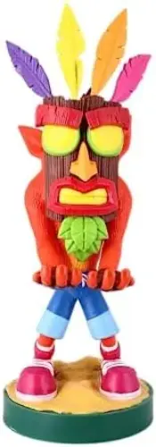 Cable Guys Aku Aku Carregador USB para controle PS4, Xbox One e Nintendo Switch