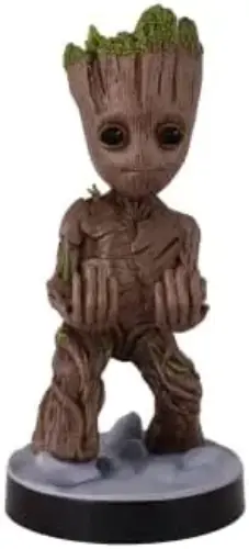 Cable Guys Toddler Groot Controlador Holder Compatível com Consoles PlayStation e Xbox Preto