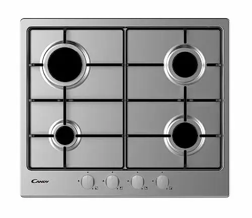 Candy CHW 6BR 7000W Placa a Gás Inox