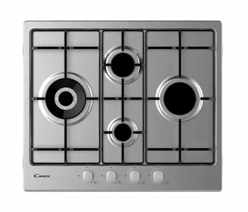 Candy CHW6D4WX 4000W Gás Inoxidável Fogão a Gás