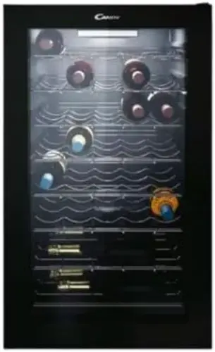 Candy CWC150EMNF 41 garrafas Preto Porta anti-UV