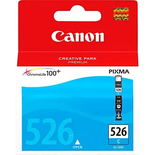 Canon CLI-526 Cyan Cartucho de Tinta 1 Unidade