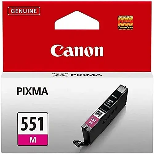 Canon CLI-551 Magenta Tinta à base de pigmentos 298 páginas