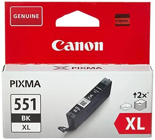 Canon CLI-551XL Tinta Baseada em Corante Rendimento Alto Preto
