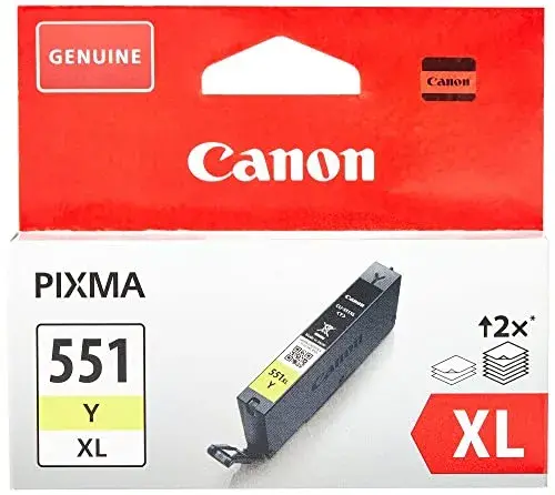 Canon CLI-551Y XL Tinta Original Capacidade Yellow