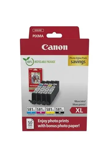Canon CLI-581XL BK/C/M/Y Tinteiro de Alto Rendimento