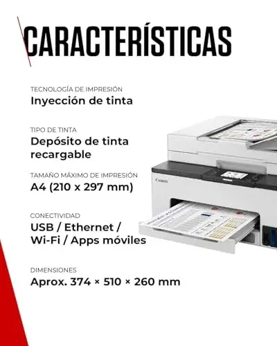 Canon Maxify GX2050 Impressora Jato de Tinta A4 Automática com Dupla Face