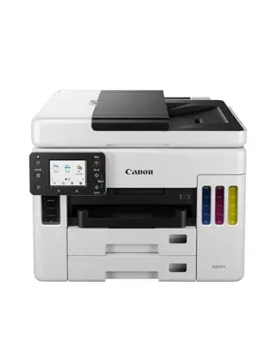 Canon Maxify GX7050 Impressora multifuncional compacta sem fios para casa e escritório