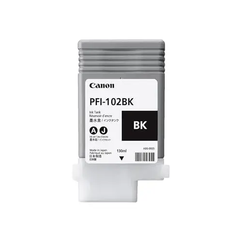 Canon PFI-102BK Tinta à base de pigmentos 130ml Preto