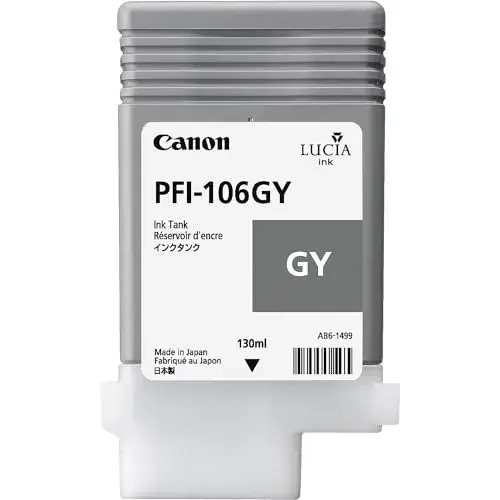Canon PFI-106 GY Tinteiro Ampola 130ml Cinza