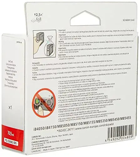 Canon PGI-2500XL Black Tinta à base de pigmentos 1 peça preto