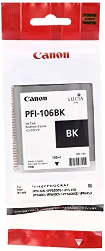 Canon PFI-106 BK Tinteiro Preto Pigmentado