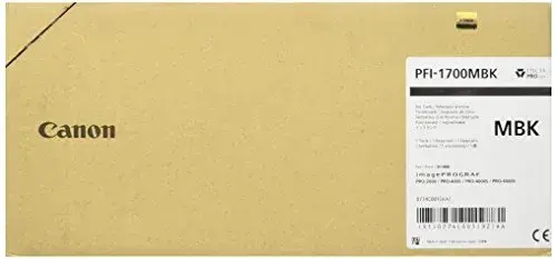 Canon PFI-1700 Matte Black Cartucho de tinta preta mate 700 páginas