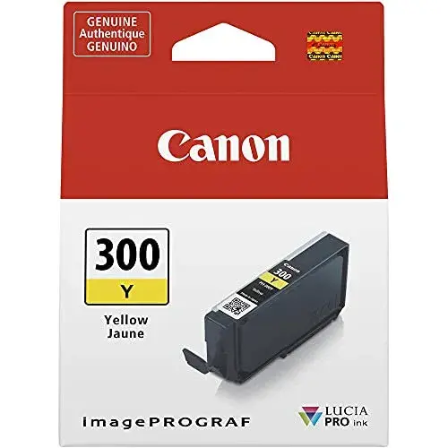 Canon PFI-300 RPO Yellow Tinta 4196C001 Amarelo