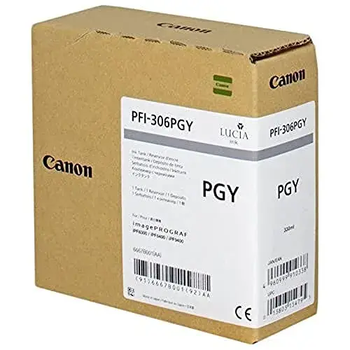 Canon PFI-306PGY Tinta à base de corante 330ml Photo Grey