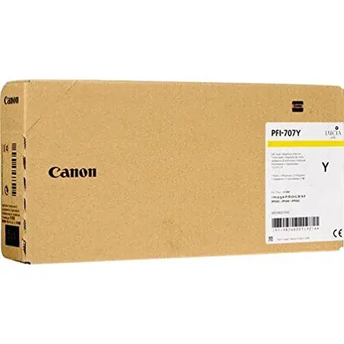 Canon PFI-707Y Tinta Amarelo 700 páginas