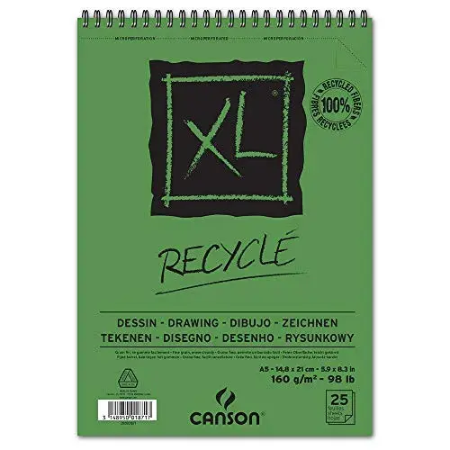 Canson Bloco de Desenho A5 Especial XL 160g Recyclé