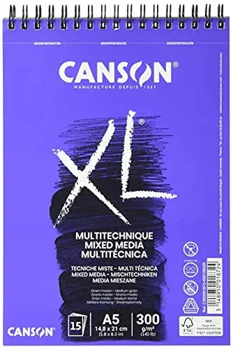 Canson Bloco de Desenho A5 Horizontal XL 300g