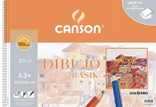 Canson Bloco de Desenho Espiral 325x460mm 20 Fls 150g