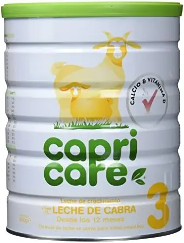 Capricare Leite de Cabra 3 Bebês 800g Com DHA, Cálcio, Ferro e Vitamina D