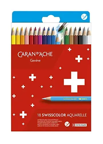 Caran d’Ache Lápis de Cor Água Azul 2,8mm Azul