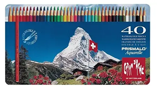 Caran d’Ache Lápis de Cor Prismale 40 Un. Metálicos