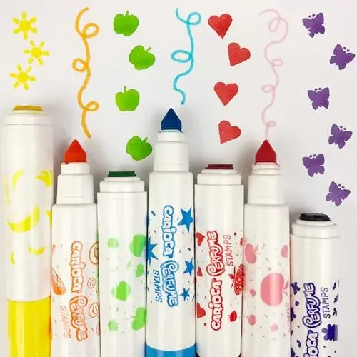 Carioca Marcadores Perfumados Variedade Ponta Dupla