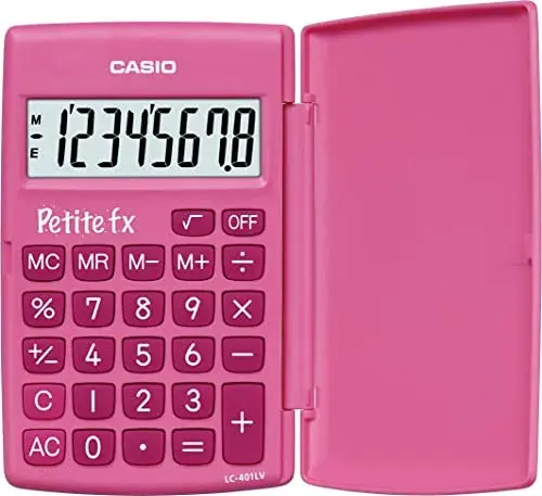 Casio LC401LV Calculadora escolar rosa