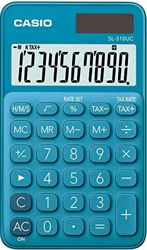 Casio SL310UCBU Calculadora de Bolso 10 Dígitos