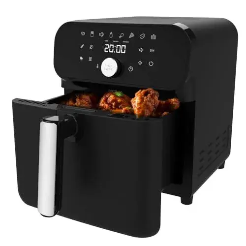 Cecotec Cecofry Smokin’ Duo 6L Preto Fritadeira a ar quente