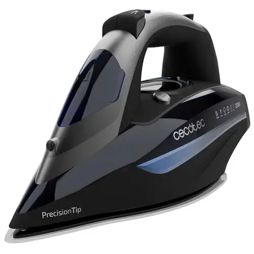 Cecotec IronHero 3200W Preto, Azul Ferro a Vapor com Auto-limpeza