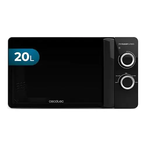 Cecotec Proclean 3030 700W Microondas 20L Preto