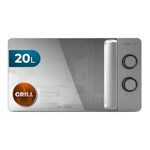 Cecotec Proclean 3160 700W Microondas 20L Aço espelho