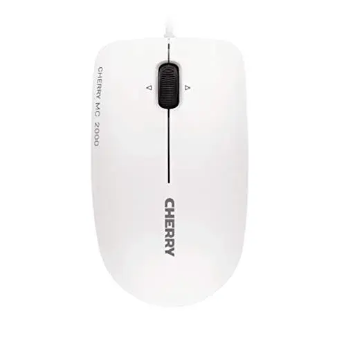 Cherry MC 2000 White Mouse 1600 dpi USB Cinzento